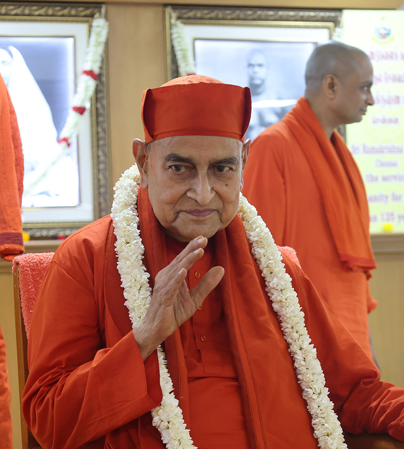 Visit of Pujaniya Srimat Swami Gautamananda ji Maharaj to Chennai Math 2026 (Photos)