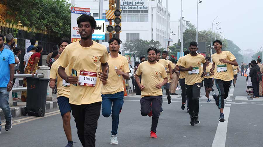 National Youth Day Marathon 2025 at Vivekananda House (Photos)