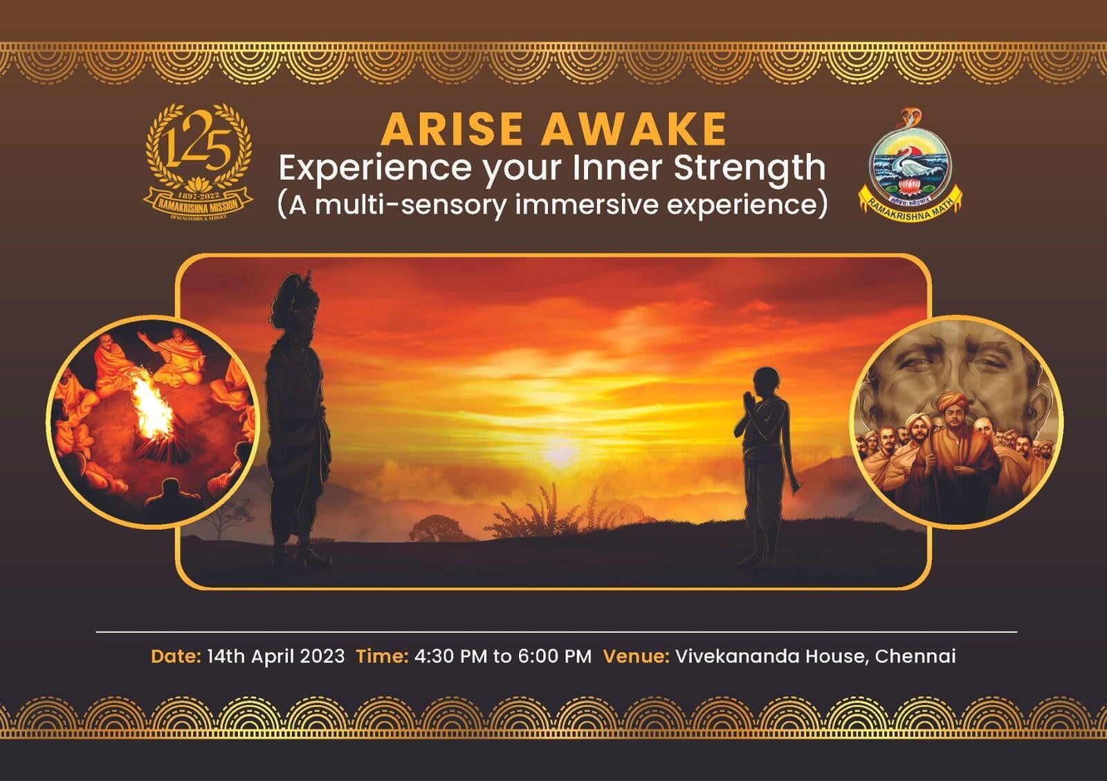 ARISE AWAKE Discover your Inner Strength (A multi-sensory immersive experience) - Vimarsana News