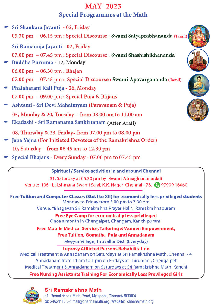 Monthly Program - May 2025