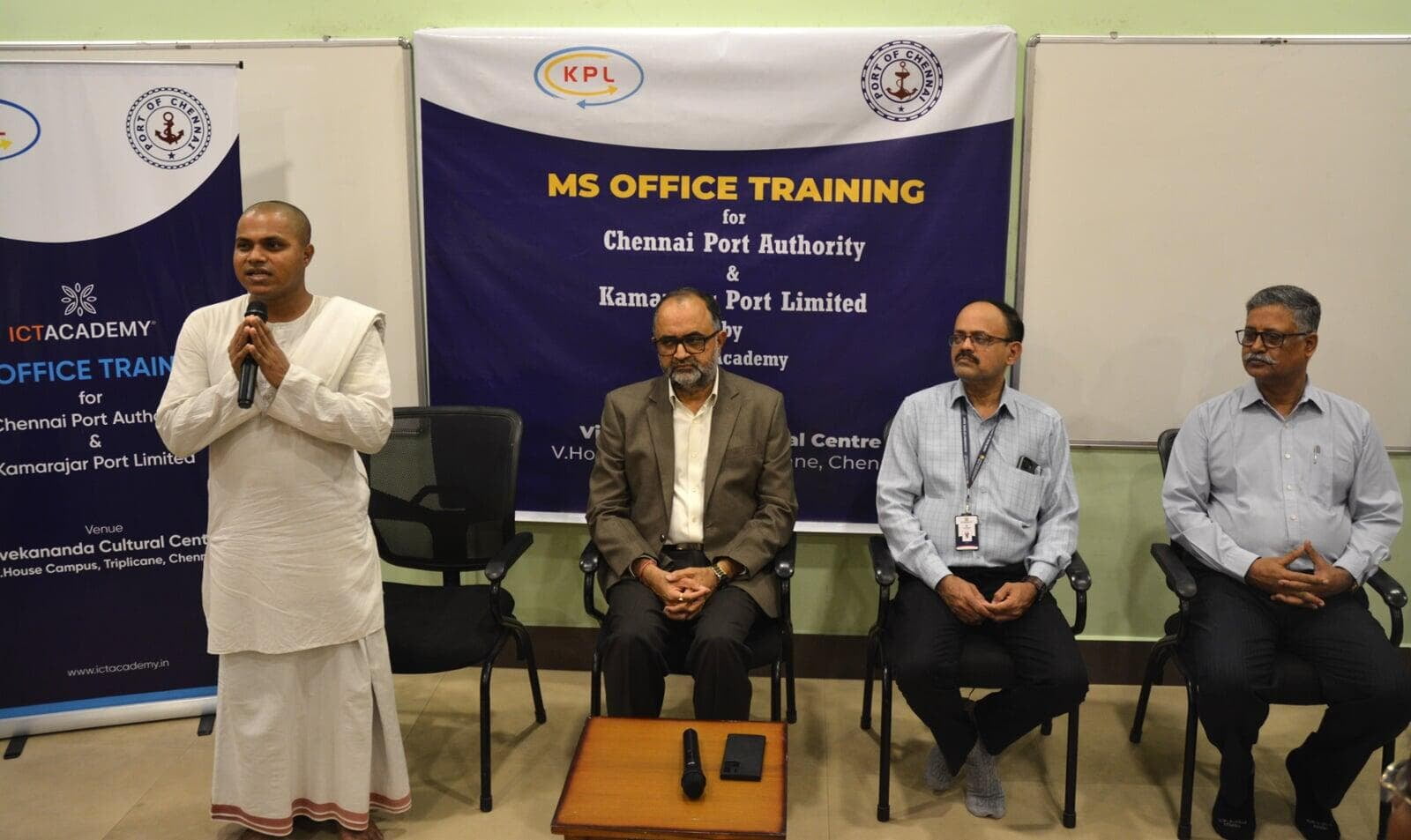 MS Office Training Program for Chennai Port Authority (Ch.PA) & Kamarajar Port Limited (KPL) Employees.(Photos)