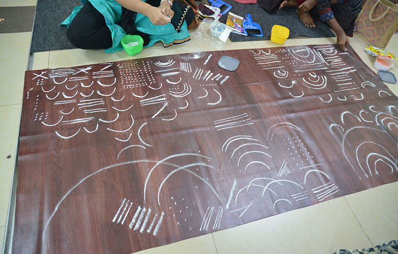 Kolam workshop 2025 (Photos)