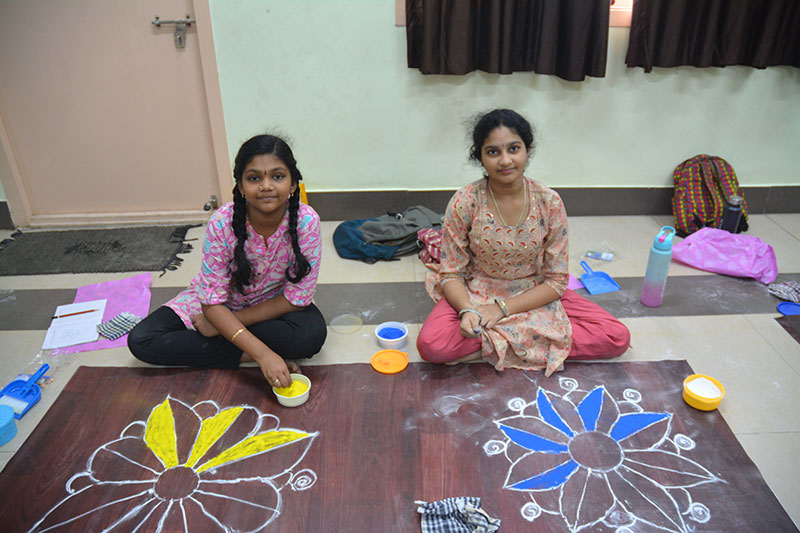 Kolam workshop 2025 (Photos)